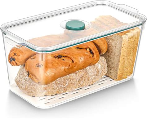 bread boxes stainless steel|homemade bread storage container.